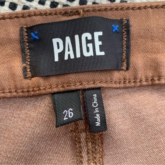 NWT PAIGE Cindy Mid-Rise Coated Jeans size 26 - Picture 7 of 11
